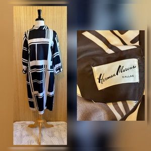 1960’s Herman Marcus Mod Print Shift Dress
